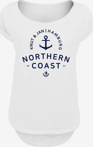 T-shirt F4NT4STIC en blanc : devant