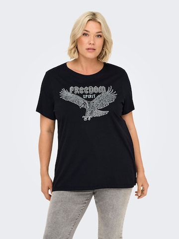 T-shirt 'CARCruz' ONLY Carmakoma en noir : devant