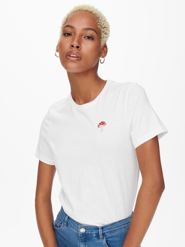 T-shirt 'KITA' ONLY en blanc