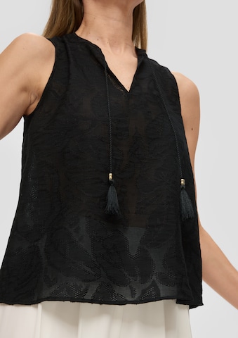 s.Oliver BLACK LABEL - Blusa en negro