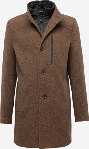 s.Oliver Between-seasons coat in Brown: front