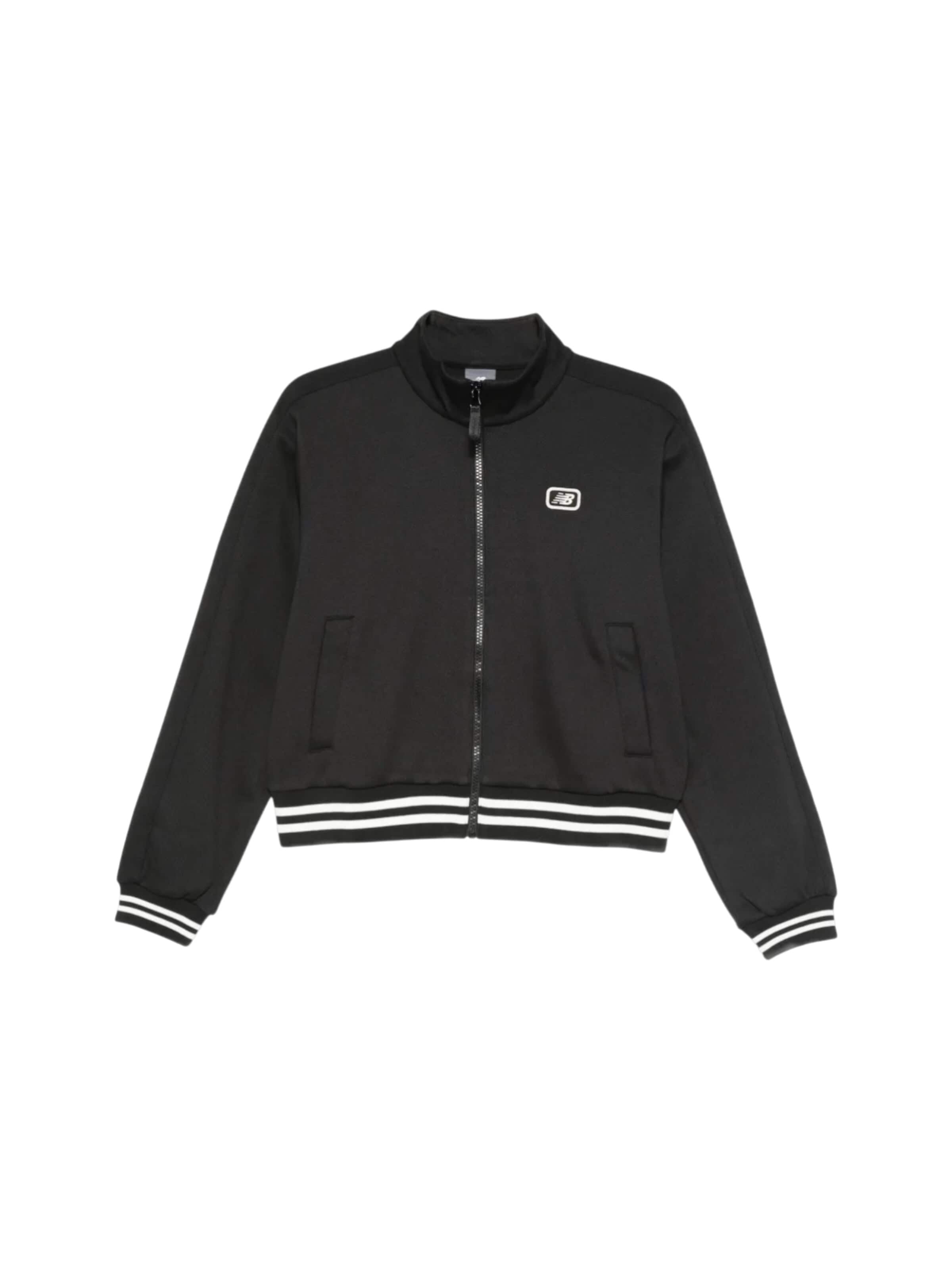 Giacca di mezza stagione di new balance in nero: frontale