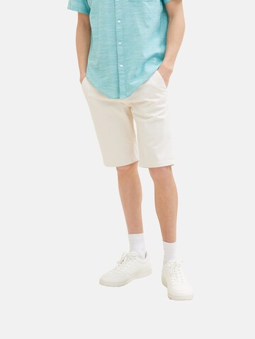 TOM TAILOR DENIM Slimfit Shorts in Beige