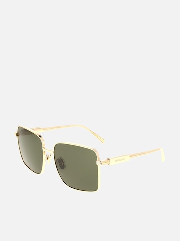 FERRAGAMO - Gafas de sol en oro: frente
