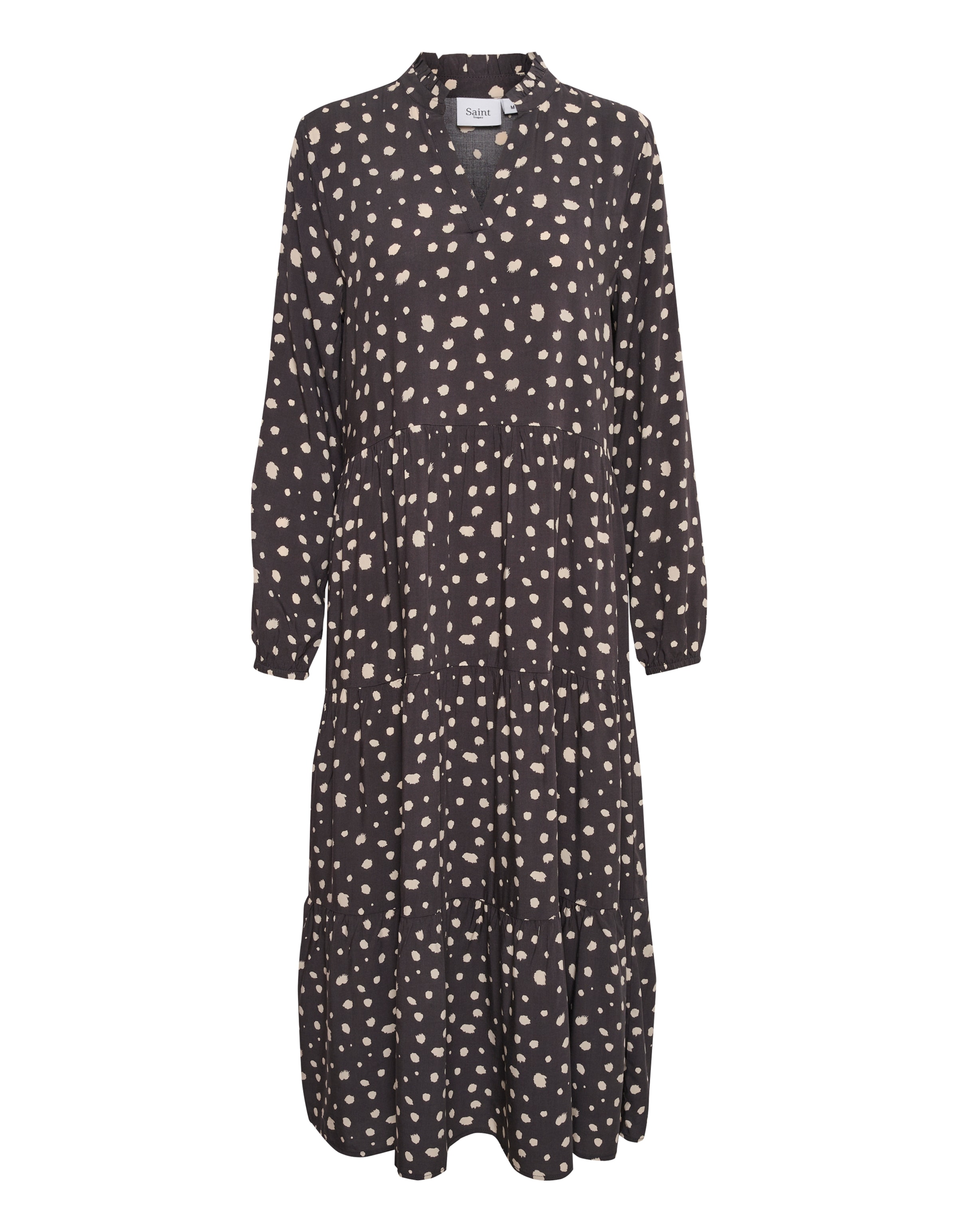 SAINT TROPEZ Blusekjole 'Eda' i sort: forside