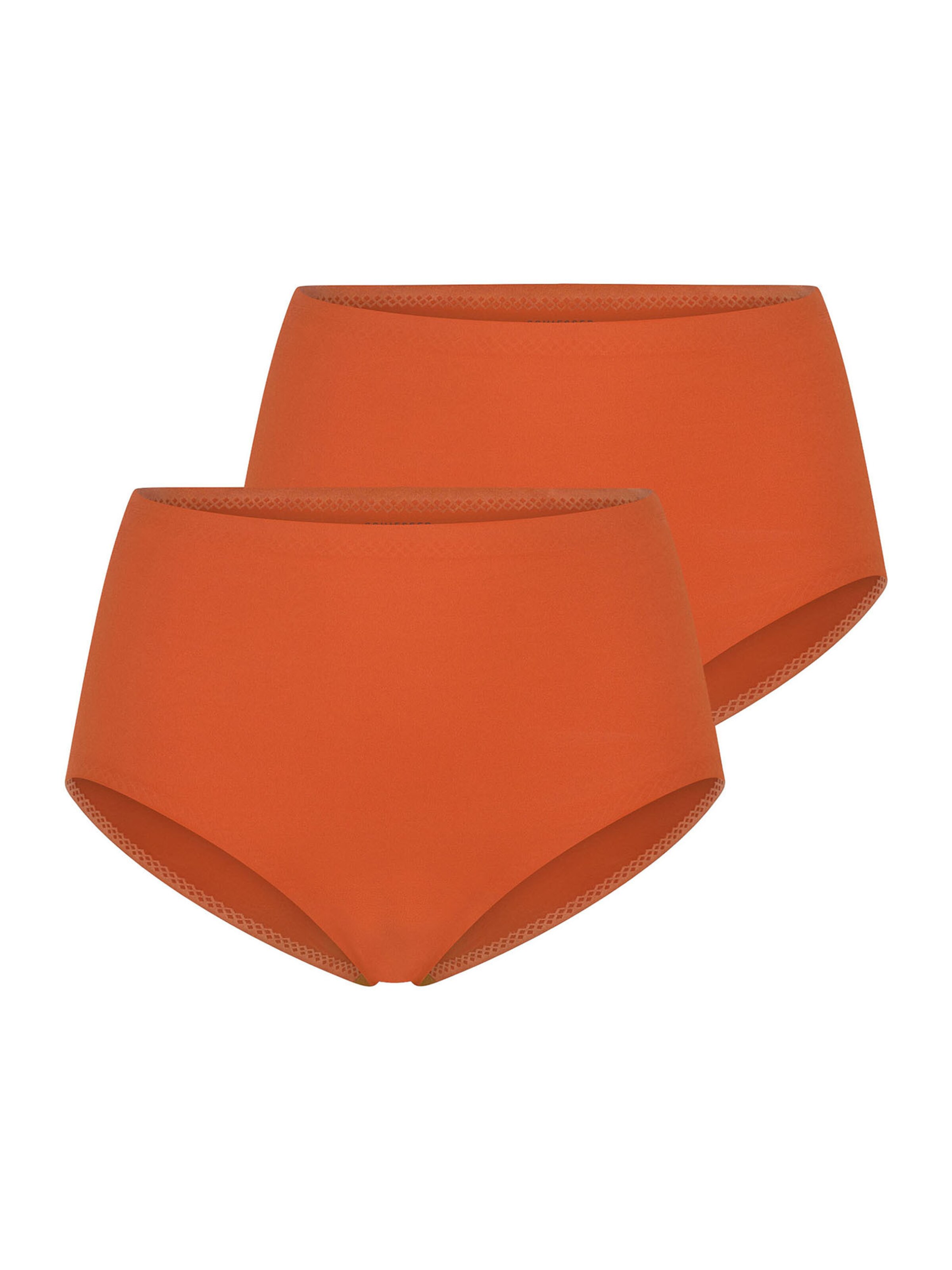SCHIESSER Slip ' Invisible Soft ' en orange foncé, Vue avec produit