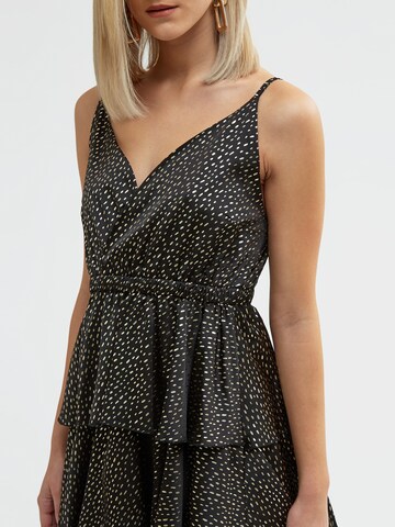 Influencer Kleid in Schwarz