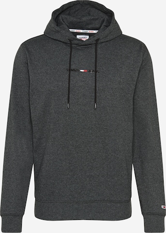 Tommy Jeans - Sudadera en negro: frente