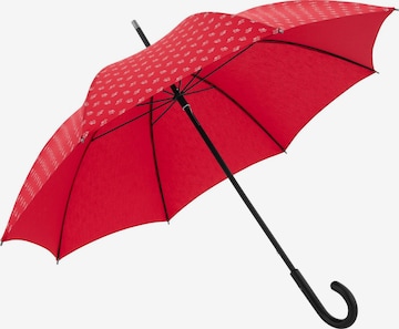 Parapluie 'Zürs' Doppler Manufaktur en rouge