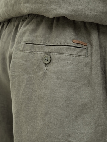 JACK & JONES - Pierna ancha Pantalón chino 'Bill' en gris