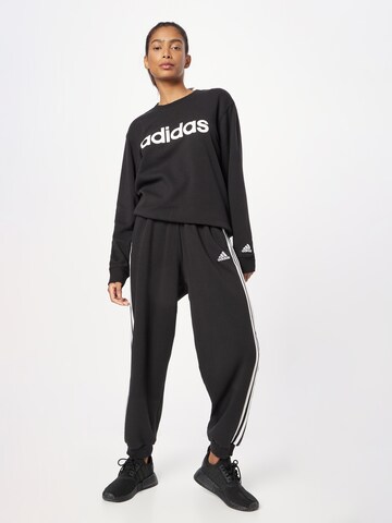 ADIDAS SPORTSWEAR Sportsweatshirt 'Essentials Linear' in Schwarz