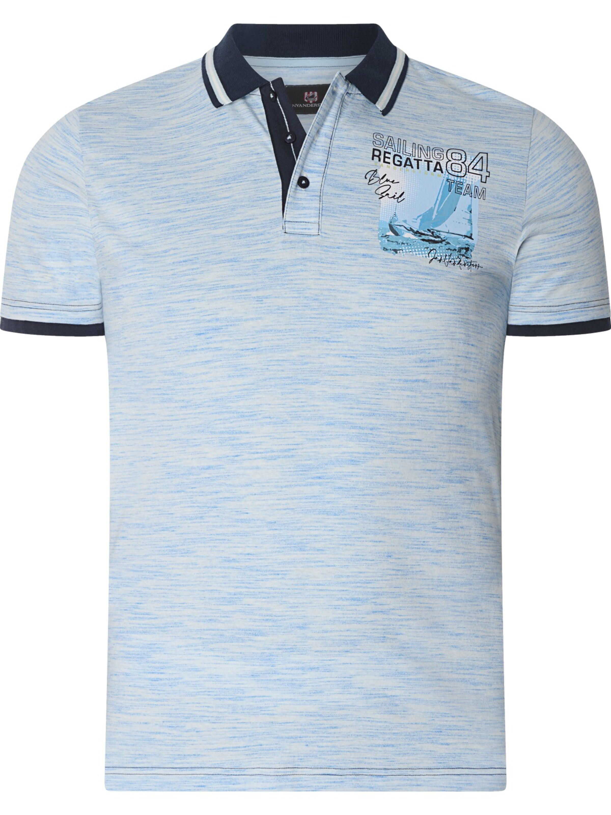 Jan Vanderstorm Shirt 'Gilgi' in Blue: front