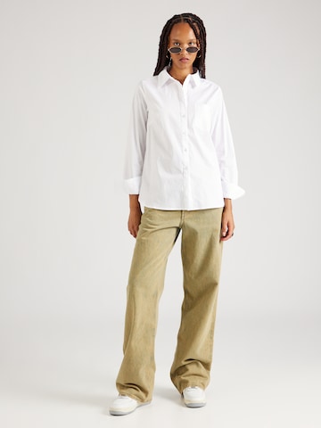 PULZ Jeans Blouse 'EVI' in White