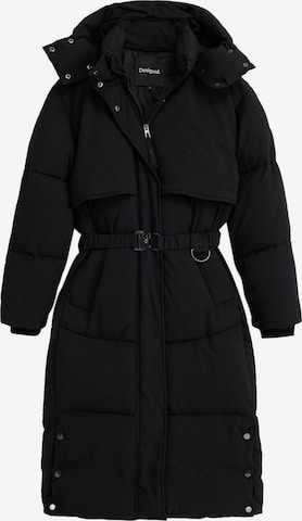 DesigualZimska jakna - crna boja: prednji dio