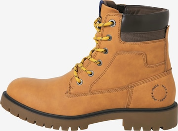 JACK & JONES Nauhabootsit 'JFWFINIUS' värissä keltainen: etupuoli