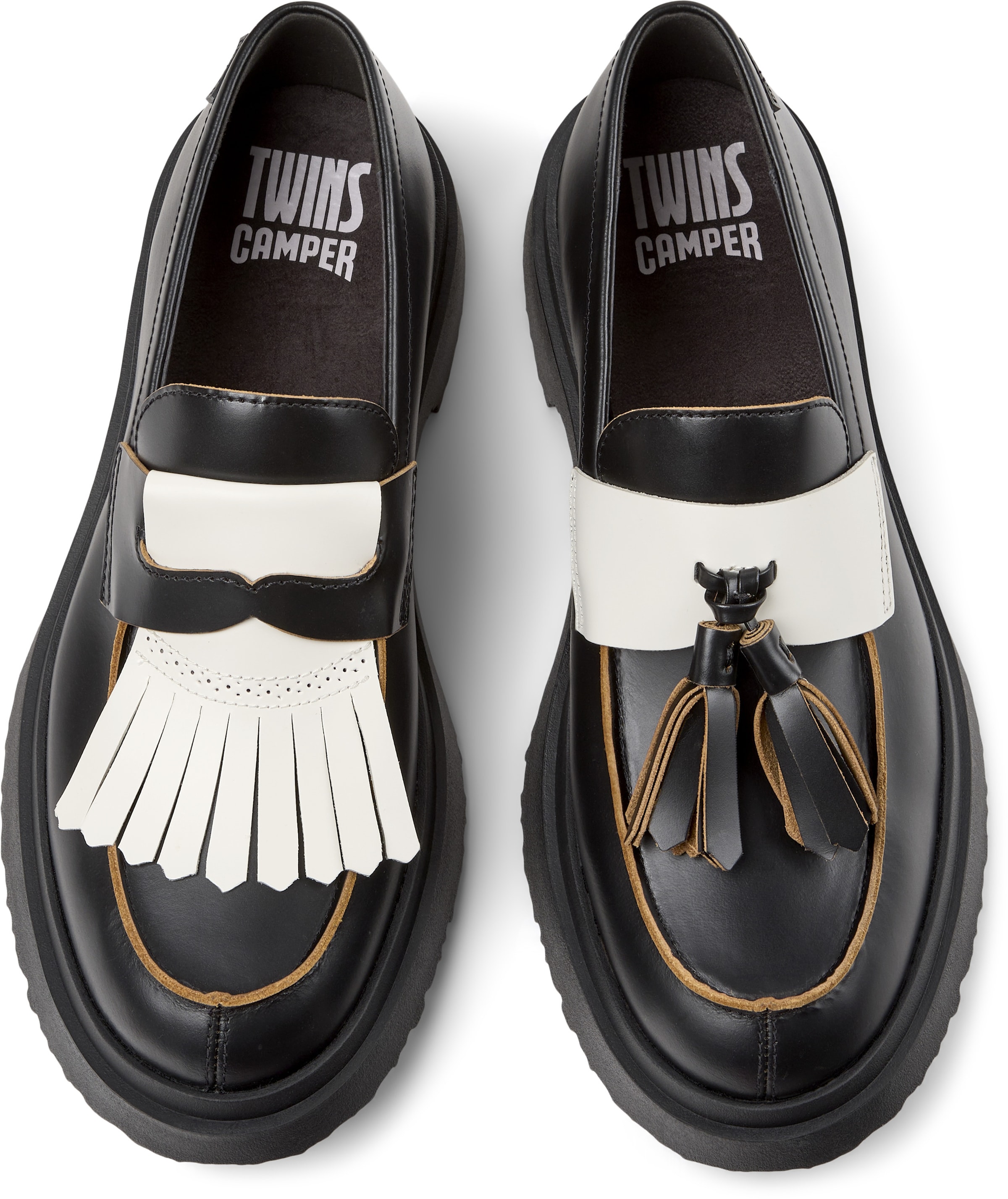Slipper 'Walden Twins' di CAMPER in nero