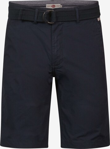 Pantalon chino Petrol Industries en bleu : devant