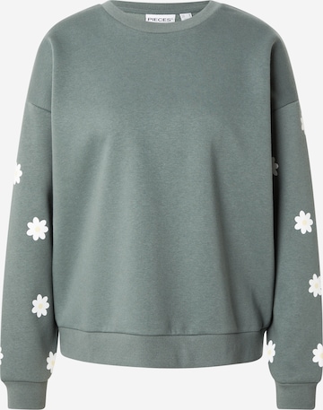 žalia PIECES Megztinis be užsegimo 'PCKALINKA': priekis