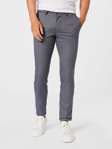 Coupe slim Pantalon chino 'Mad' DRYKORN en bleu : devant