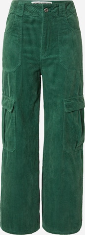 NEON & NYLON - Pantalón cargo en verde: frente