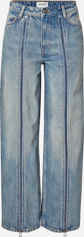 WEEKDAY جينز واسع جينز 'Gideon' بلون أزرق: الأمام
