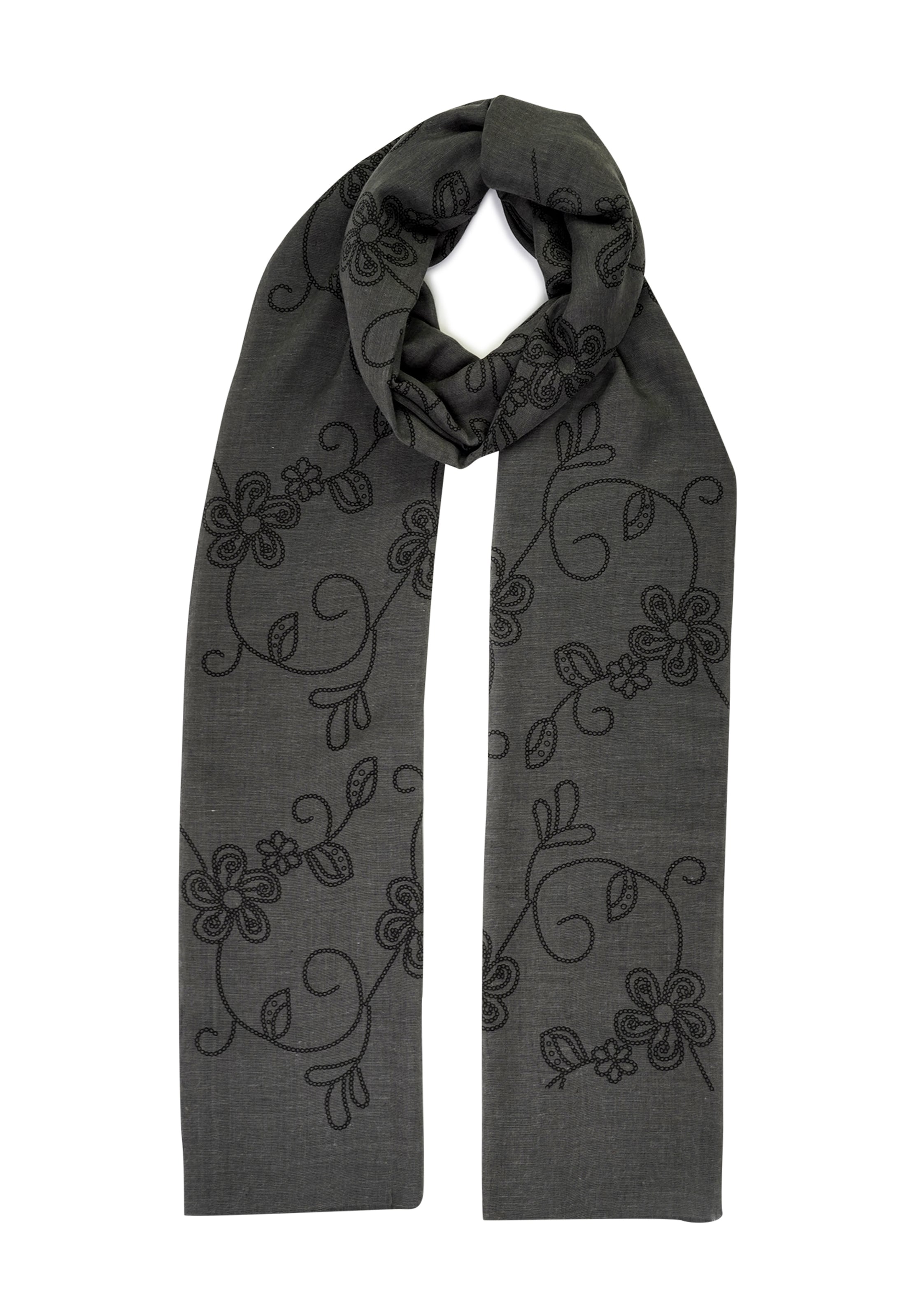 HARPA Sjaal 'PORTA' in Grijs: voorkant