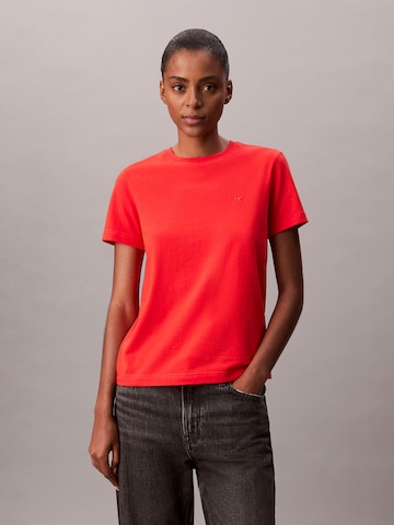 oranžinė Calvin Klein Jeans Marškinėliai 'Archive': priekis