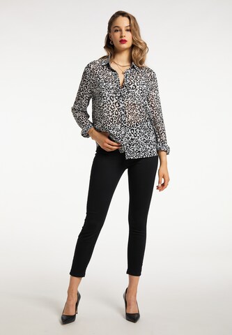 faina Blouse in Zwart