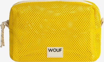 Wouf Kulturtasche in Gelb: Vorderseite