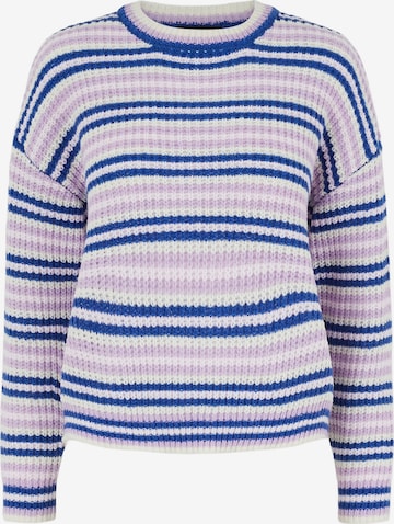 PIECES Пуловер 'Gina' в синьо: отпред