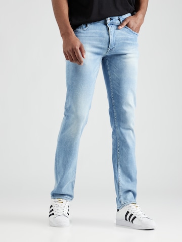 Coupe slim Jean 'GROVER' REPLAY en bleu : devant