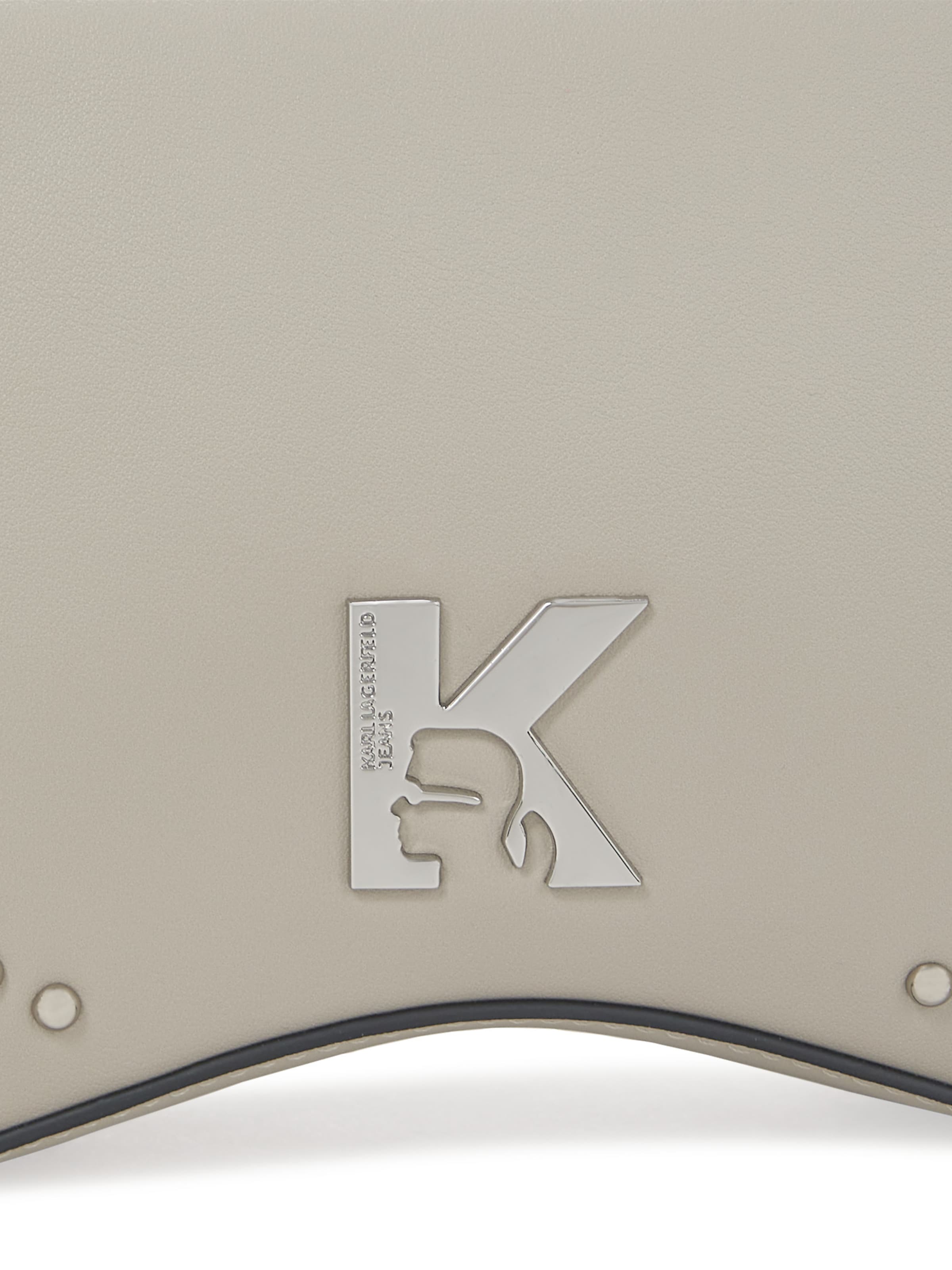 Borsa a spalla di KARL LAGERFELD JEANS in bianco