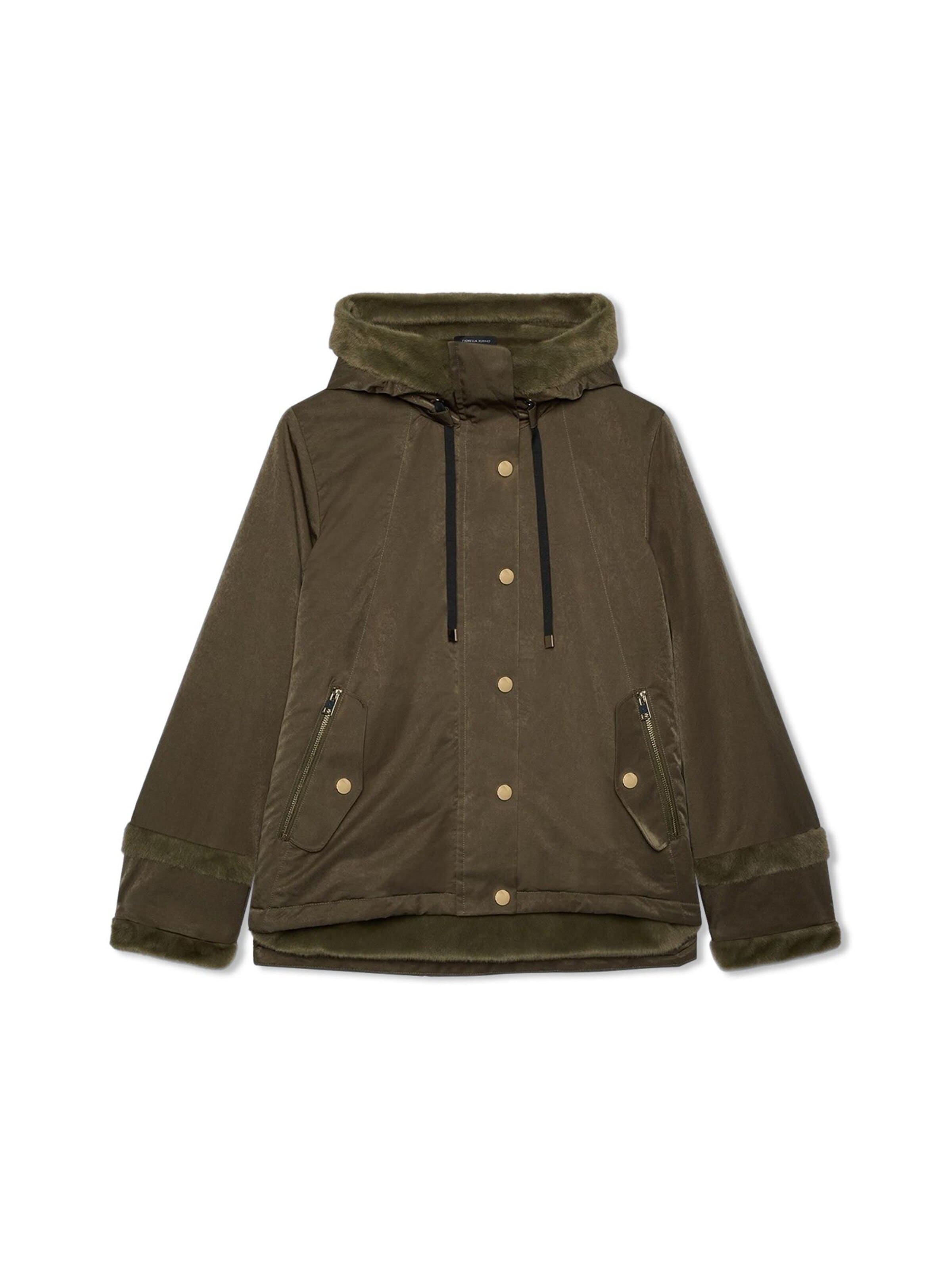 Fiorella Rubino Winter jacket in Green: front