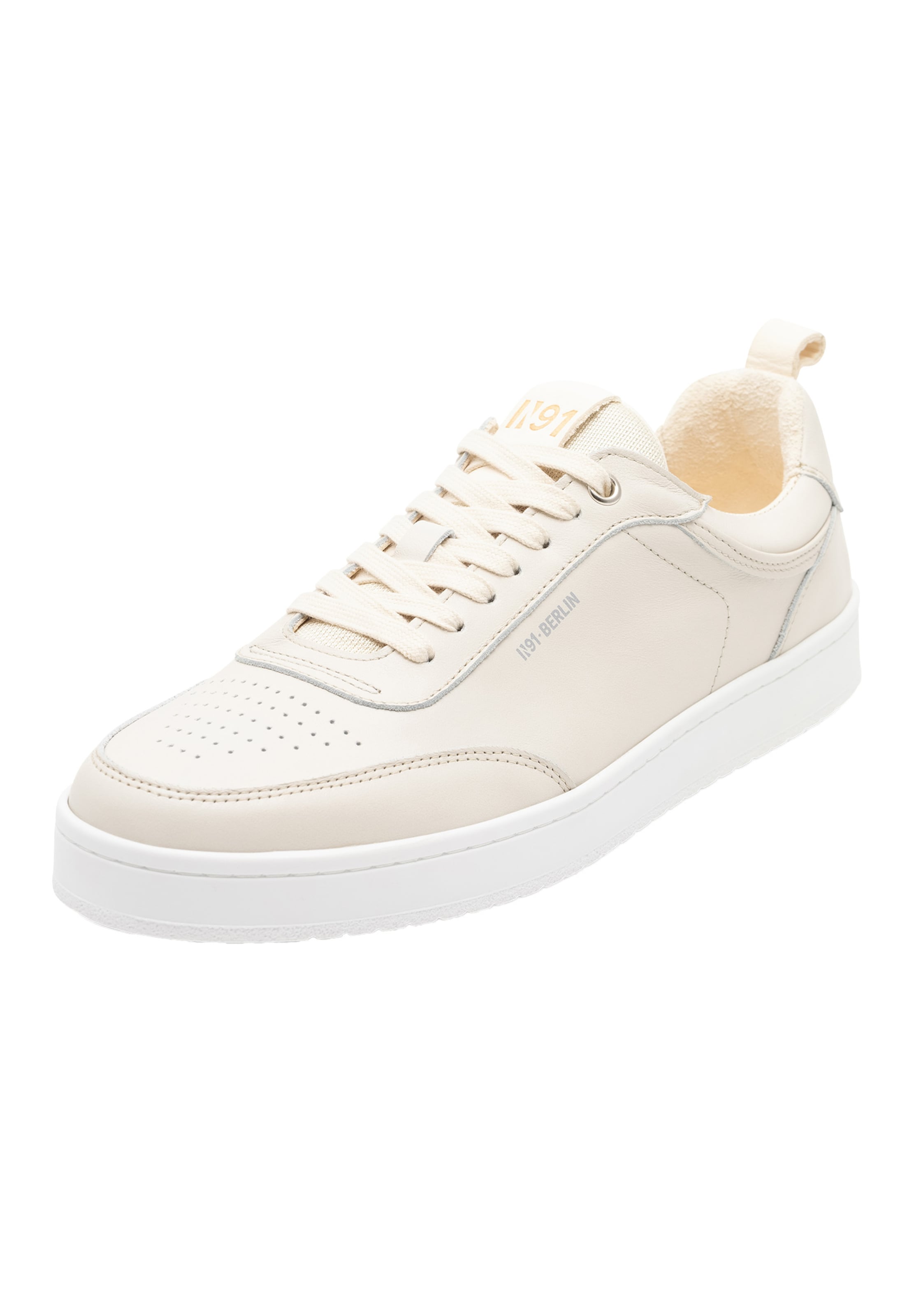 N91 Sneaker 'Court' in Beige: Vorderseite