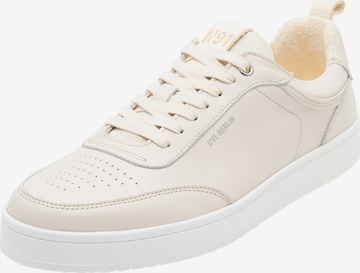 N91 Sneaker 'Court' in Beige: Vorderseite