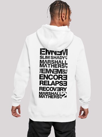 Sweat-shirt 'Eminem' F4NT4STIC en blanc