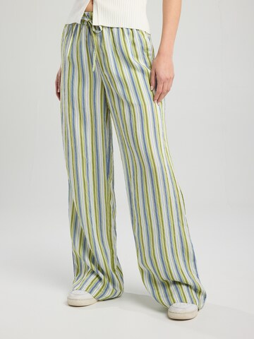 America Today Wide leg Broek in Groen: voorkant
