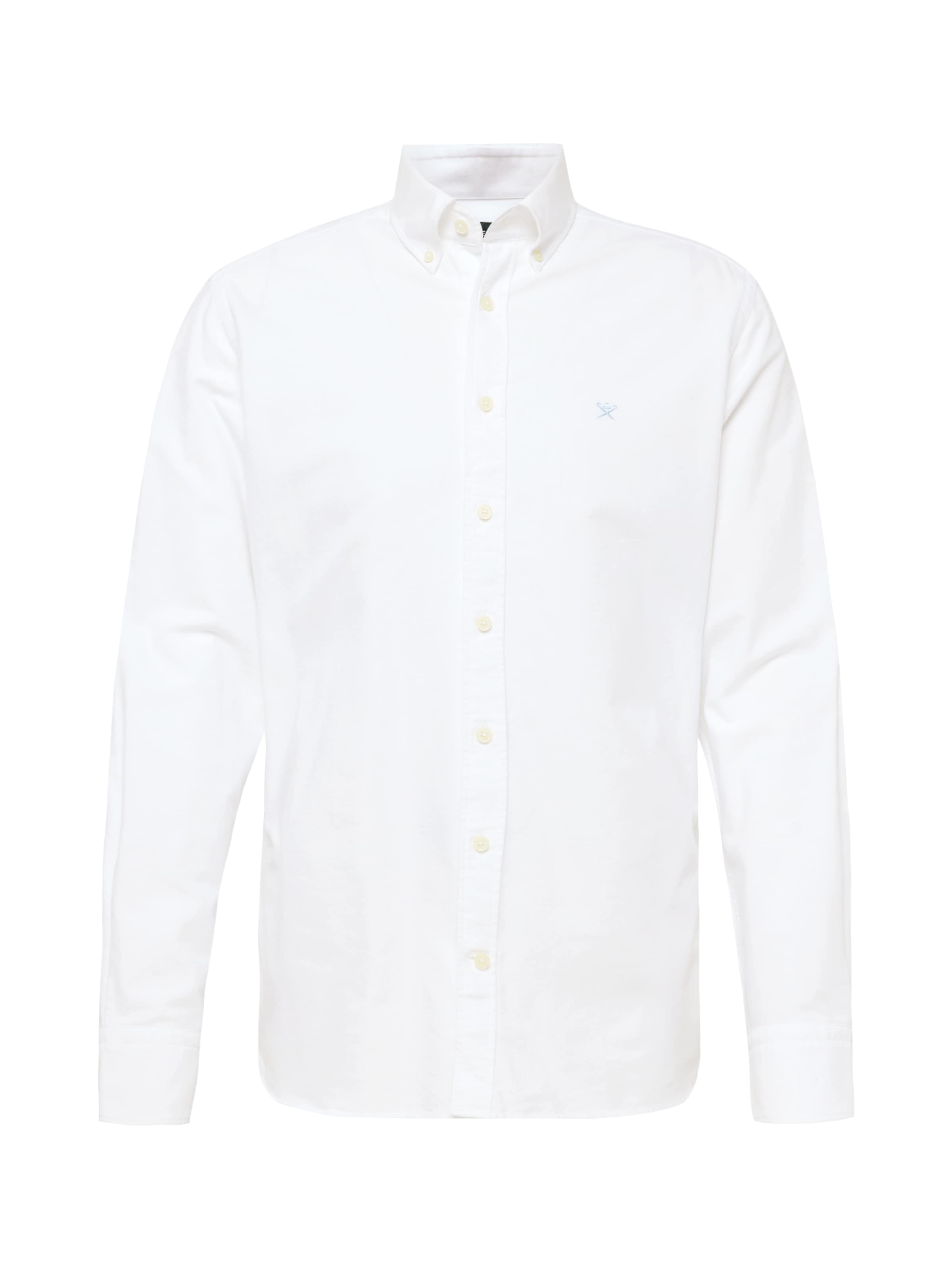 Hackett London Slim fit Button Up Shirt in White: front