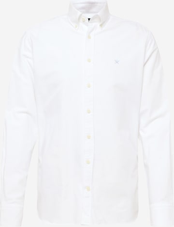 Hackett London Slim fit Overhemd in Wit: voorkant