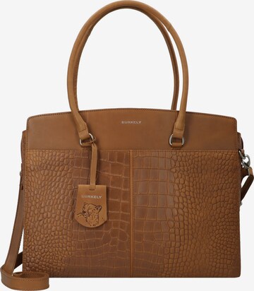 Burkely Document Bag in Brown: front