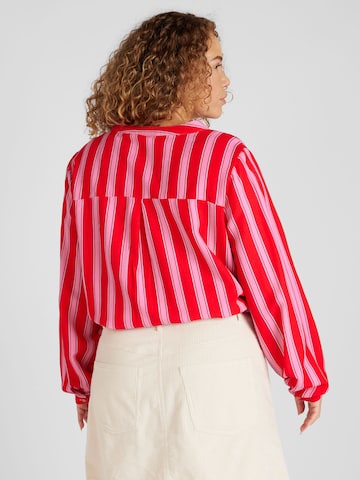 ONLY Carmakoma Blouse 'BILLIE' in Rood