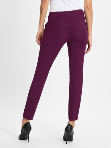 Regular Pantalon à plis ' Hagonia ' HUGO en violet