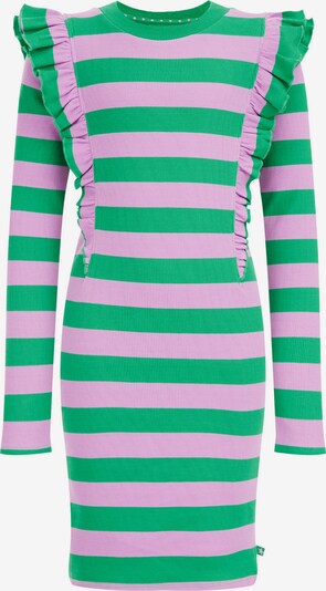 WE Fashion Kleid in grün / pink, Produktansicht