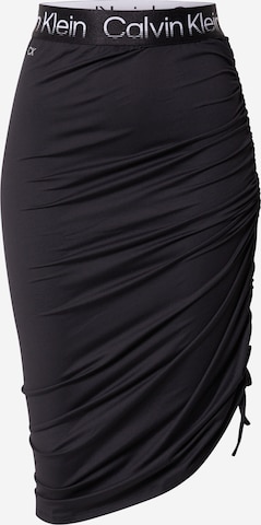 Calvin Klein Performance - Falda deportiva en negro: frente