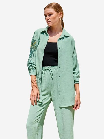 Bigdart - Calças de fato em verde