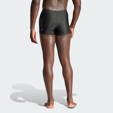 ADIDAS PERFORMANCE Sportbadehose 'Big Bars' in Schwarz