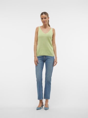 VERO MODA Knitted Top 'NEW LEX' in Green