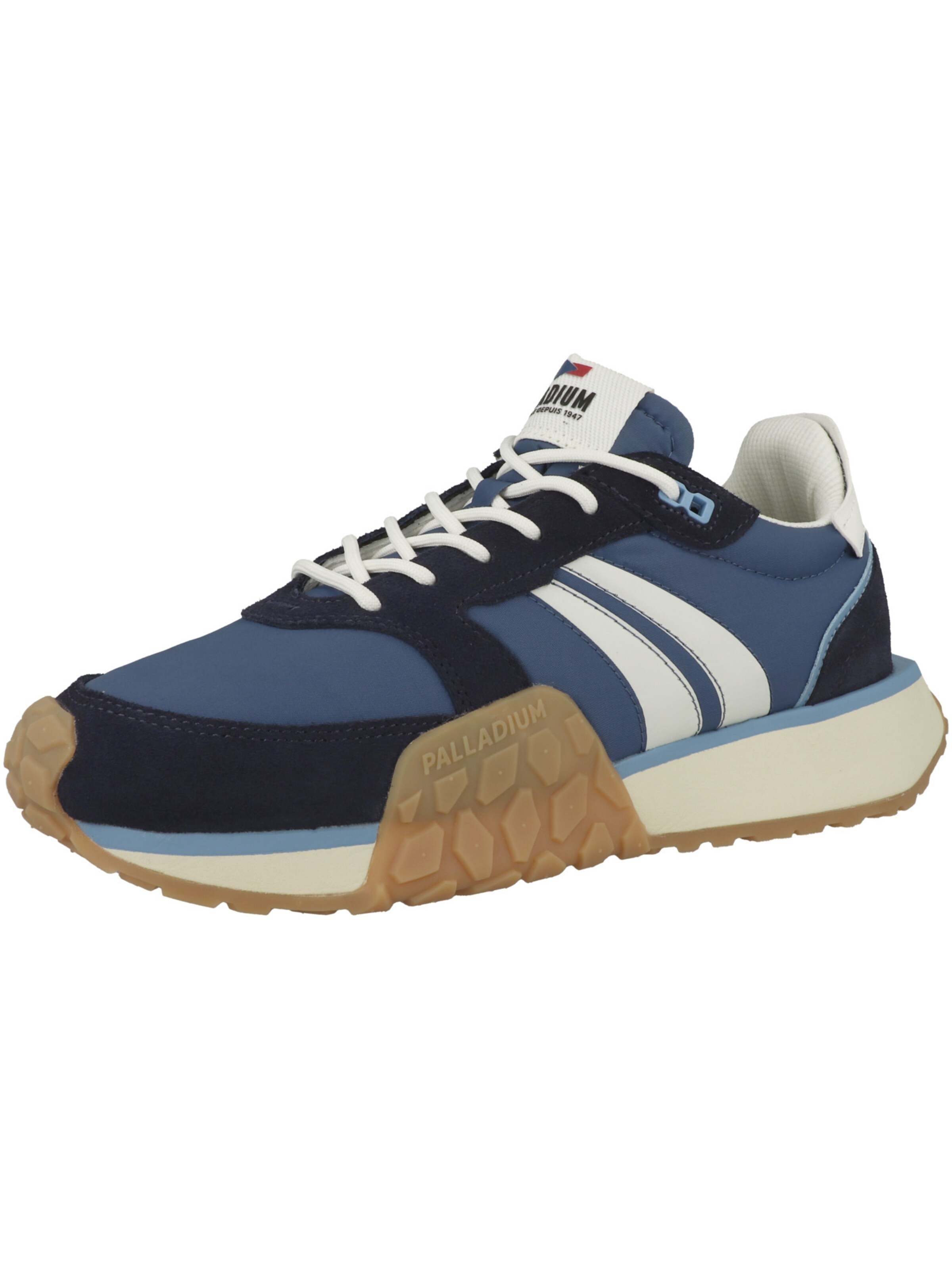 Sneaker bassa 'Troop Runner Flame' di Palladium in blu: frontale