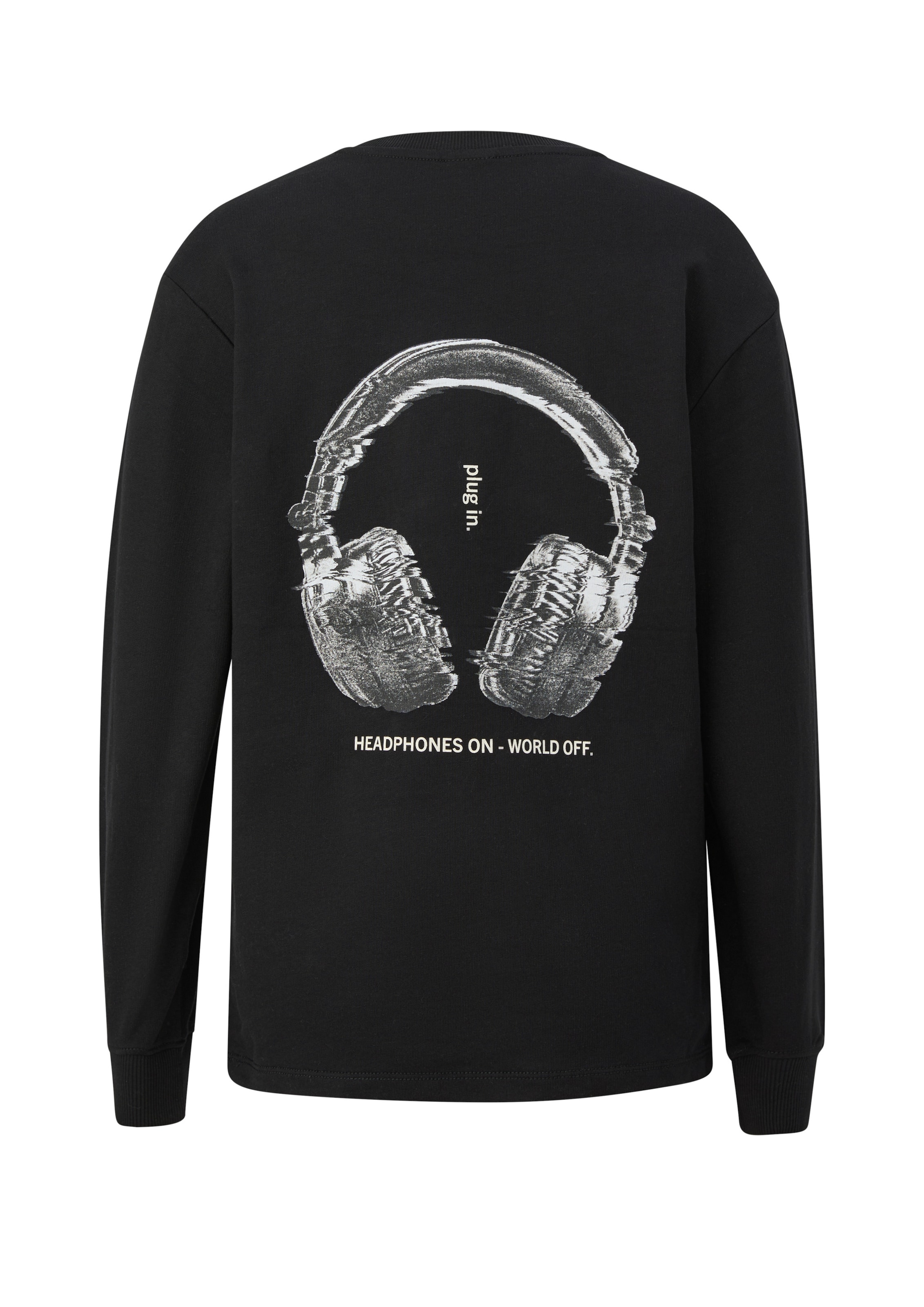 s.Oliver Shirt in Black: back
