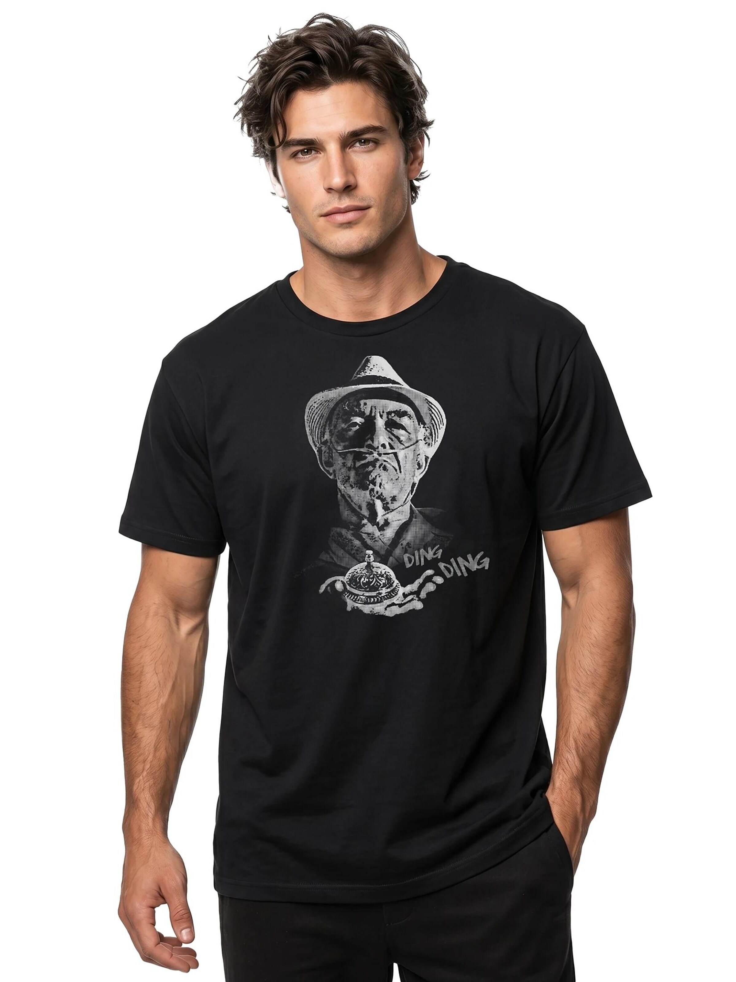 MAKAYA Shirt 'Hector Ding Ding' in Black